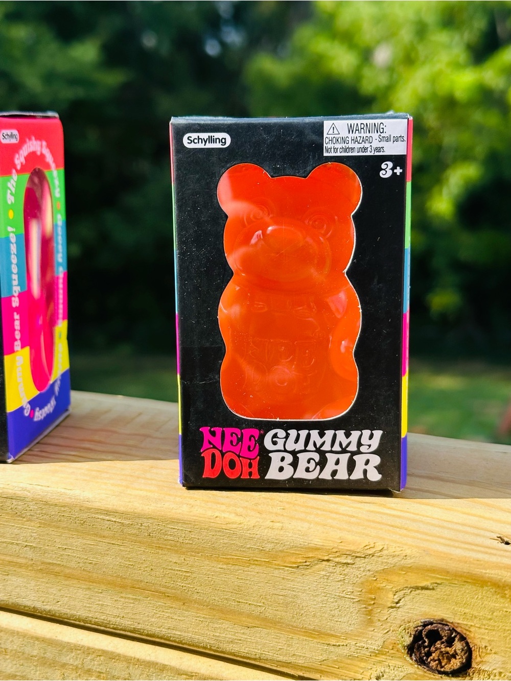 Authentic Schylling NeeDoh Gummy Bear - ORANGE